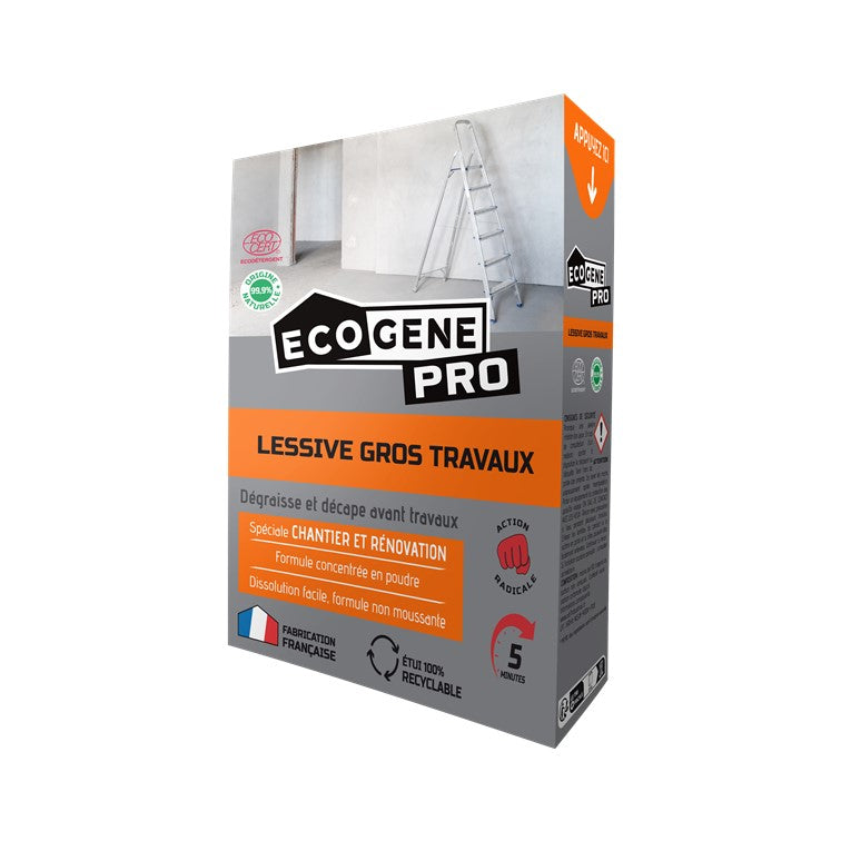 Lessive gros travaux