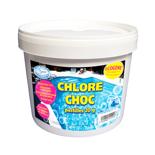 Chlore choc pastilles 20 g