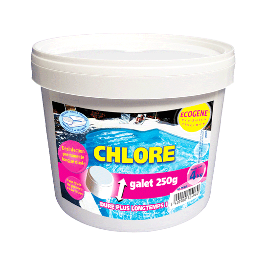 Chlore lent galets 250 g