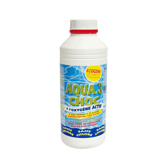 Aqua 3 choc à l'oxygène actif pour piscine de 10 à 50m³