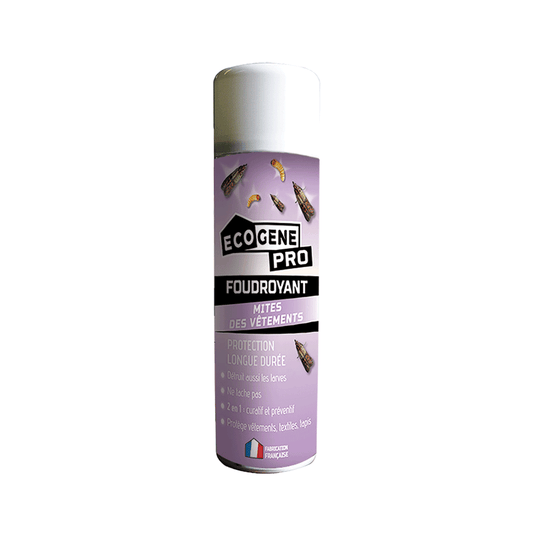 Aérosol foudroyant mites des vêtements