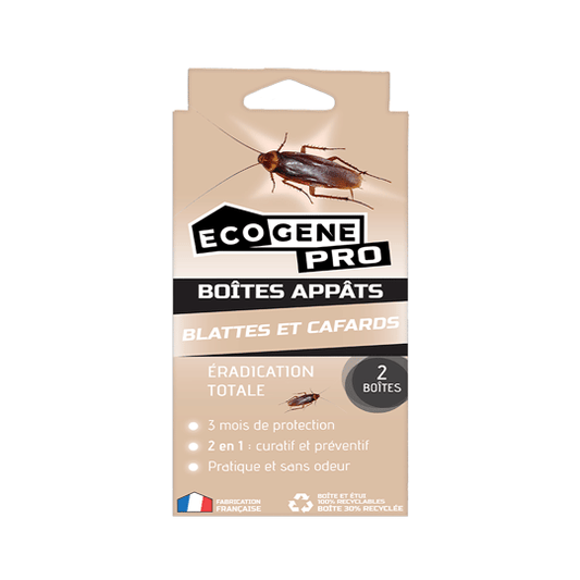 Boîtes appâts blattes et cafards
