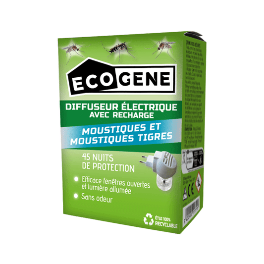 Diffuseur électrique anti-moustiques avec recharge