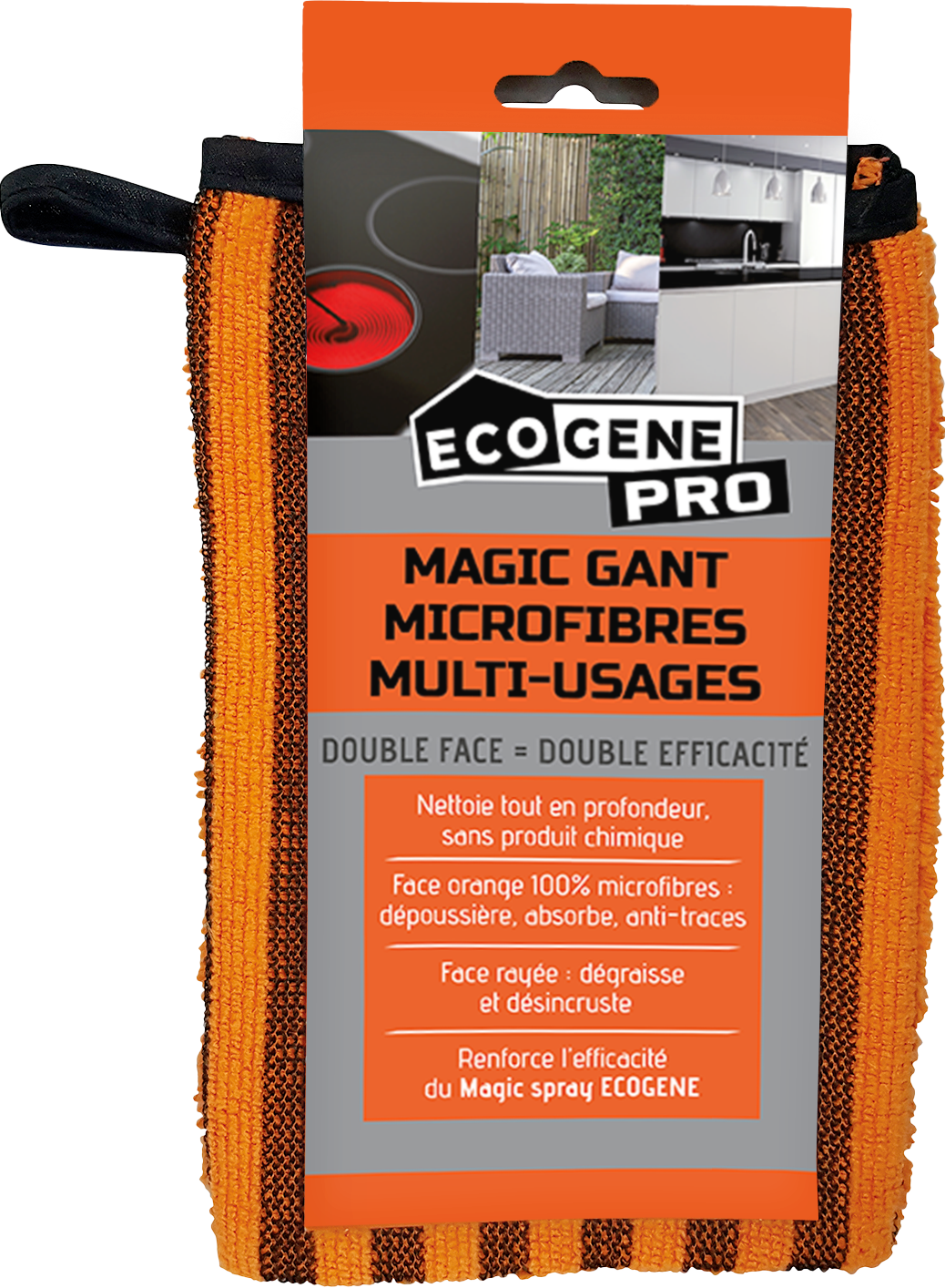 Gant microfibres multi-usages