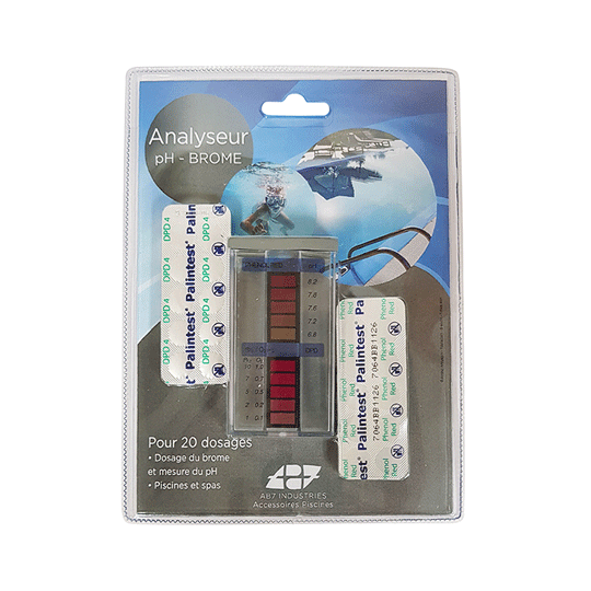 Kit Analyseur pH et brome avec pastilles