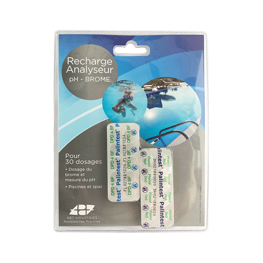 Recharge Analyseur pH et brome avec pastilles