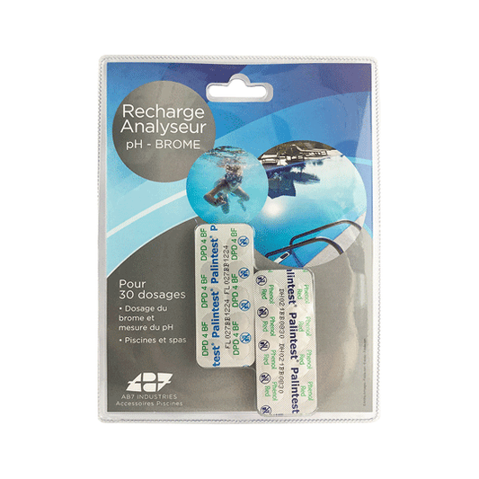 Recharge Analyseur pH et brome avec pastilles