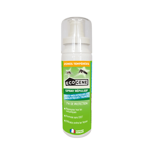 Spray répulsif anti-moustiques zones tempérées