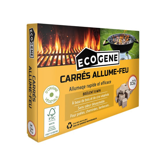 Carrés allume-feu Ecogene