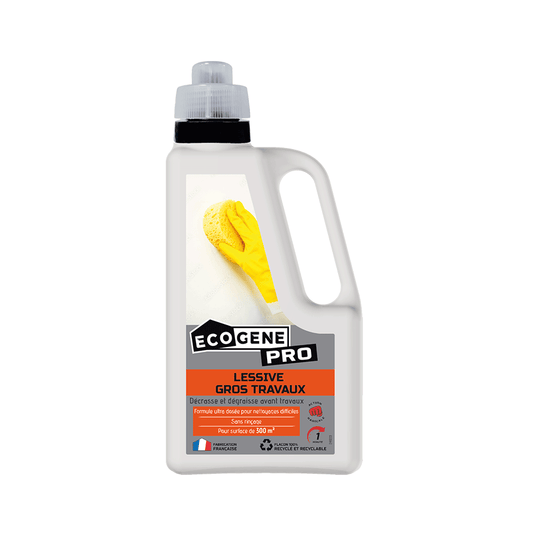 Lessive gros travaux