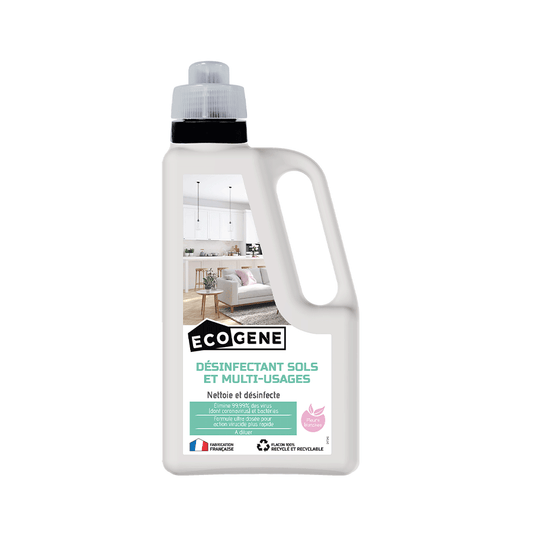 Désinfectant sols et multi-usages  concentré fleurs blanches