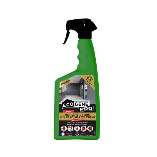 Produit traitement toiture anti dépôts verts 10 m2 Ecogene pro