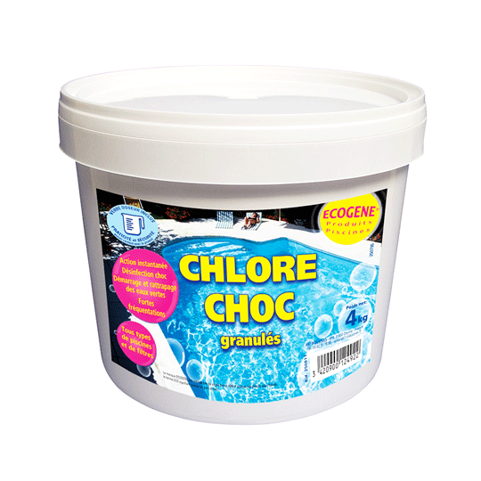 Chlore choc granulés